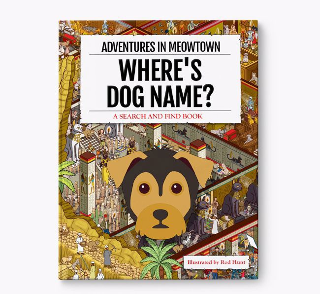 Personalised Yorkie Russell Book: Where's Dog Name? Volume 2